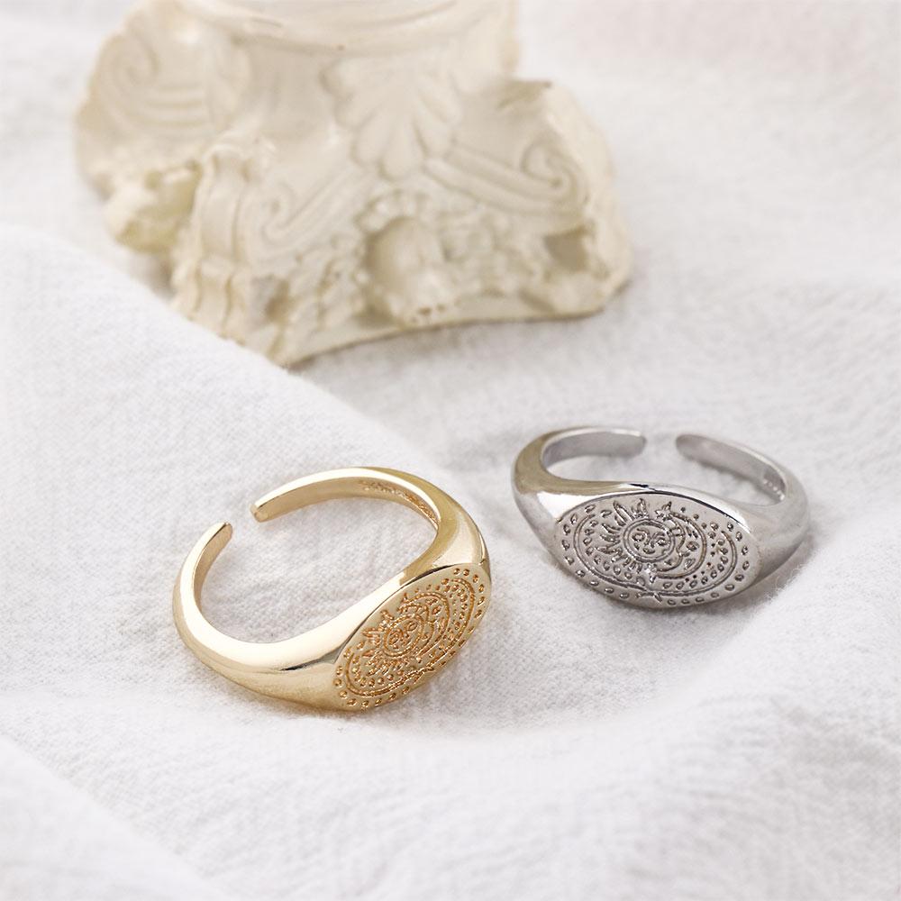 Minimalist Sun Moon Pattern Ri - огляд і ціна Korean Women Lifestyle